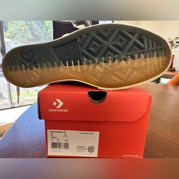 ***NEW*** Converse Chuck 70 Black High-Top Sneakers - Picture 4 of 11